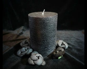 Black Pillar Candle - Satanic Witchcraft Occult & Magic