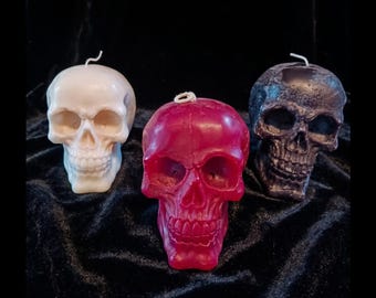 Large Skull Candle - Satanic Witchcraft Occult & Magic