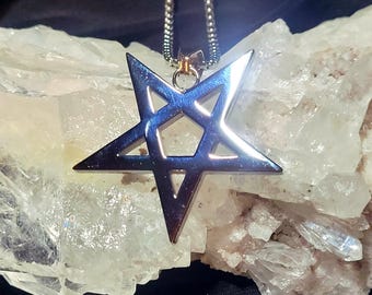 Steel Pentagram Pendant
