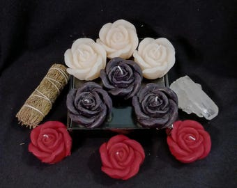 Rose Ritual Votives - Ritual Candles for Satanism Left Hand Path