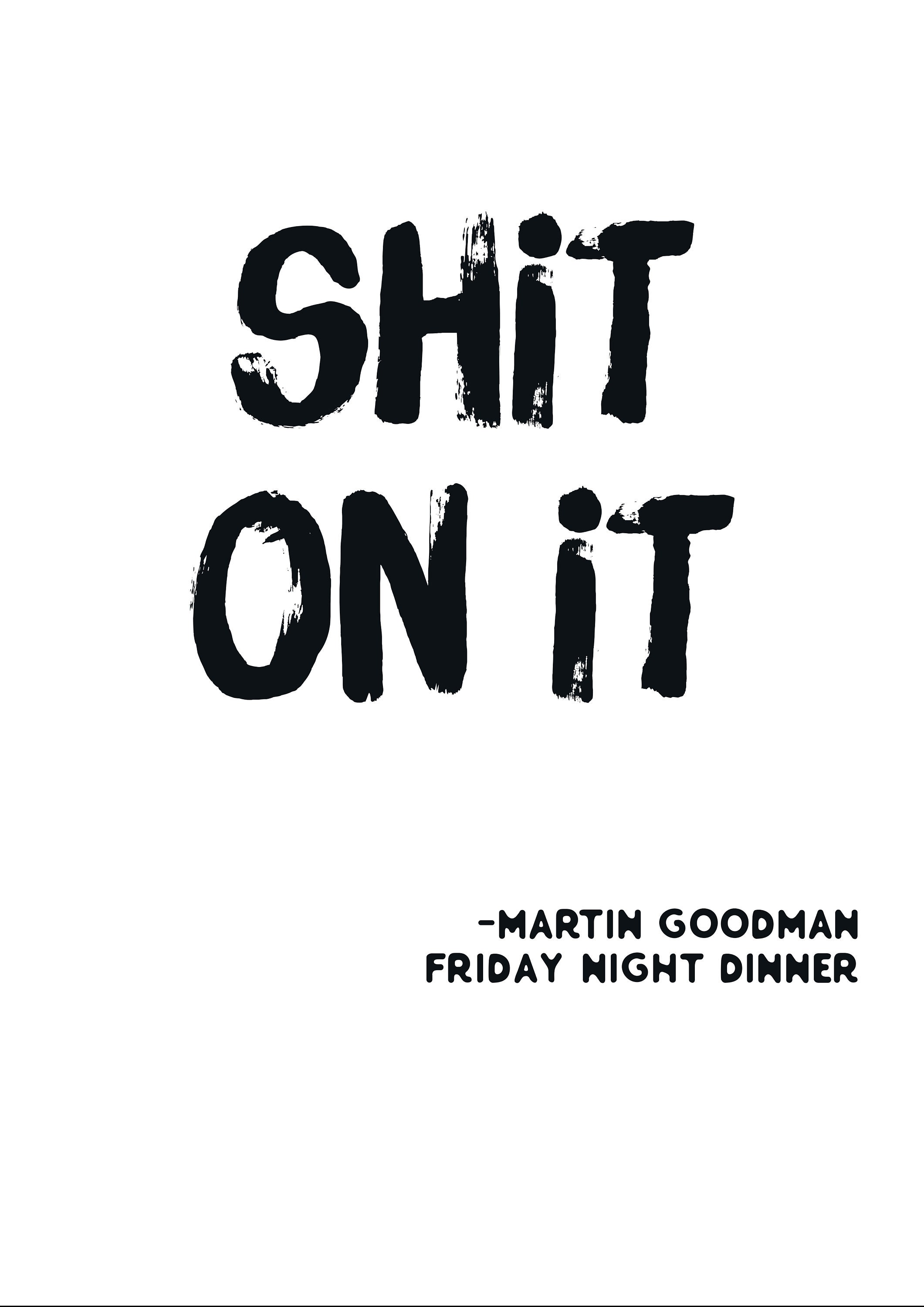Friday Night Dinner quotes | Etsy