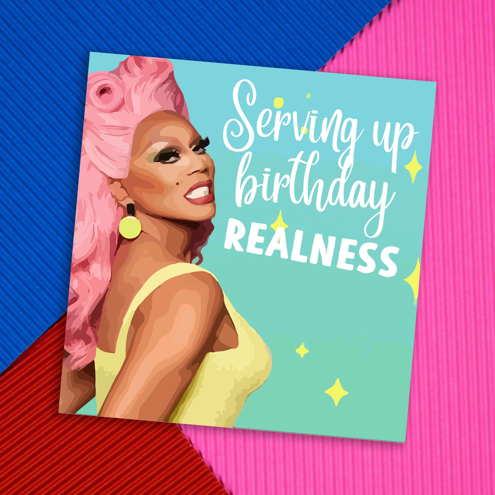 Birthday card: RuPaul Birthday realness | Etsy