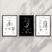 Patent drawing black and white prints, wall art, wall decor for bathroom, toilet, WC, shower, toilet roll, taps (Size: A5/A4/A3) 