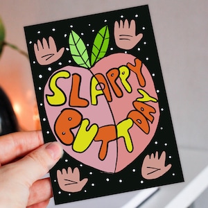 Carte d'anniversaire drôle, culottée, cul, cul, cul, cul pour mari, femme, petit ami, petite amie, partenaire (taille A6/A5/A4)