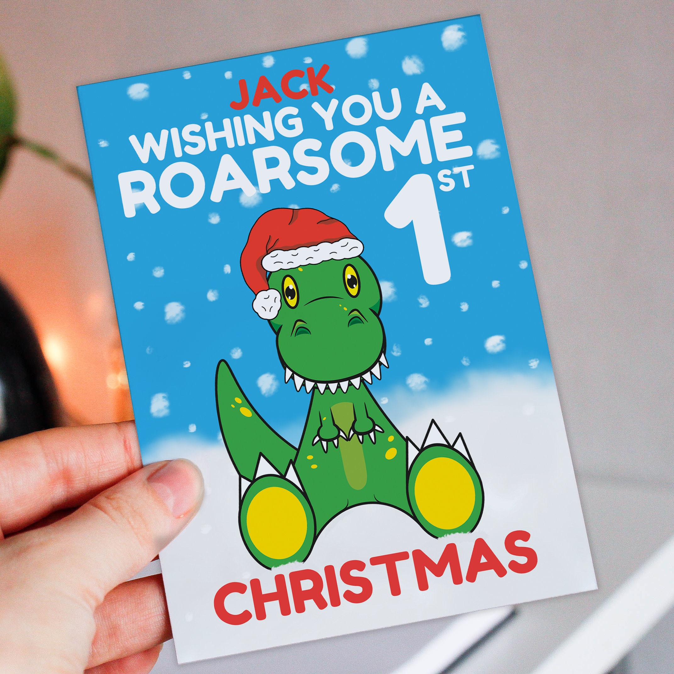 Dinosaur Roarsome 1st Christmas – Parcel of Love