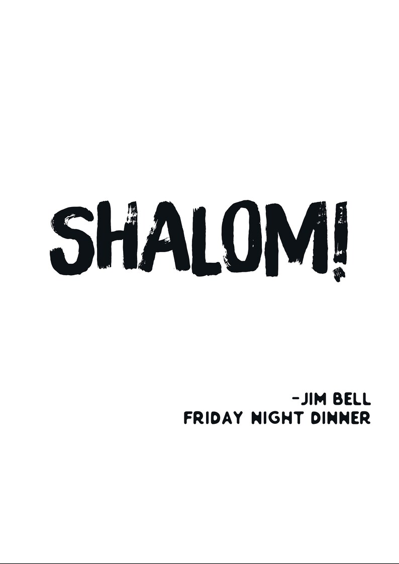 Friday Night Dinner quotes | Etsy