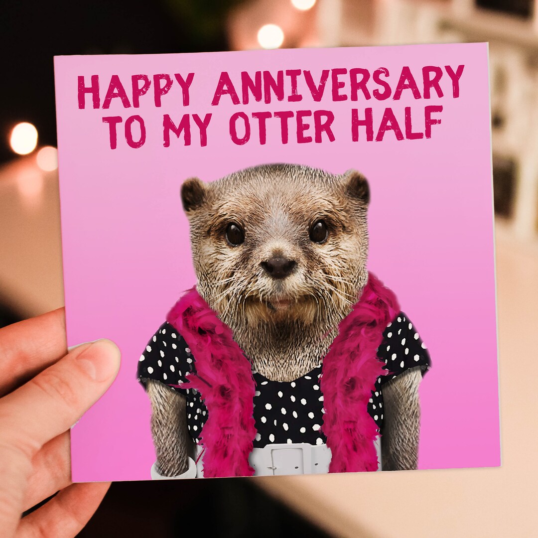 Papercrush® Carte Pop-up You're My Otter Half - Carte D'amour 3D Pour