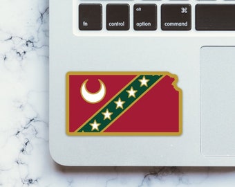Kappa Sigma Fraternity Kansas State-Shaped Sticker