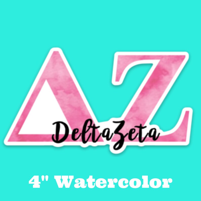 Delta Zeta Sorority Stickers Bulk Order PERFECT for BID DAY Etsy