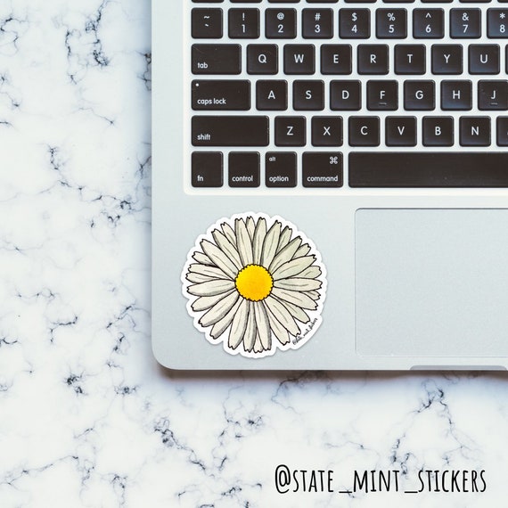 Watercolour Flowers Vinyl Sticker - Waterproof 5 Inch Bumper & Laptop Decal