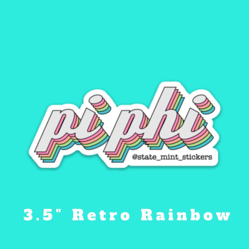 Pi Beta Phi Sorority Stickers Bulk Order PERFECT for BID Etsy