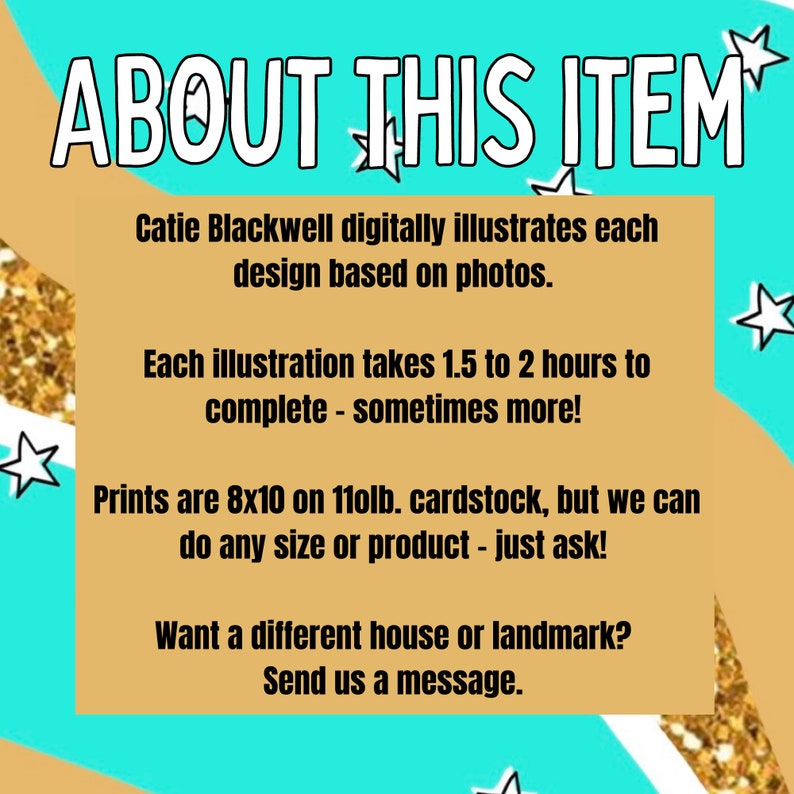 Alpha Chi Omega Sorority House Print Sorority Art Etsy