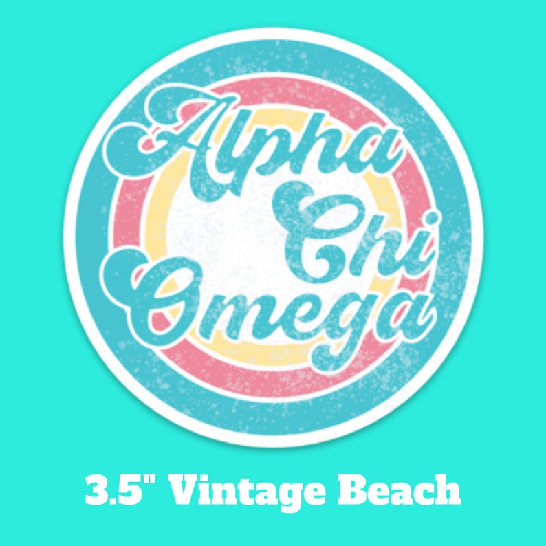 Alpha Chi Omega Sorority Stickers Bulk Order PERFECT for BID Etsy