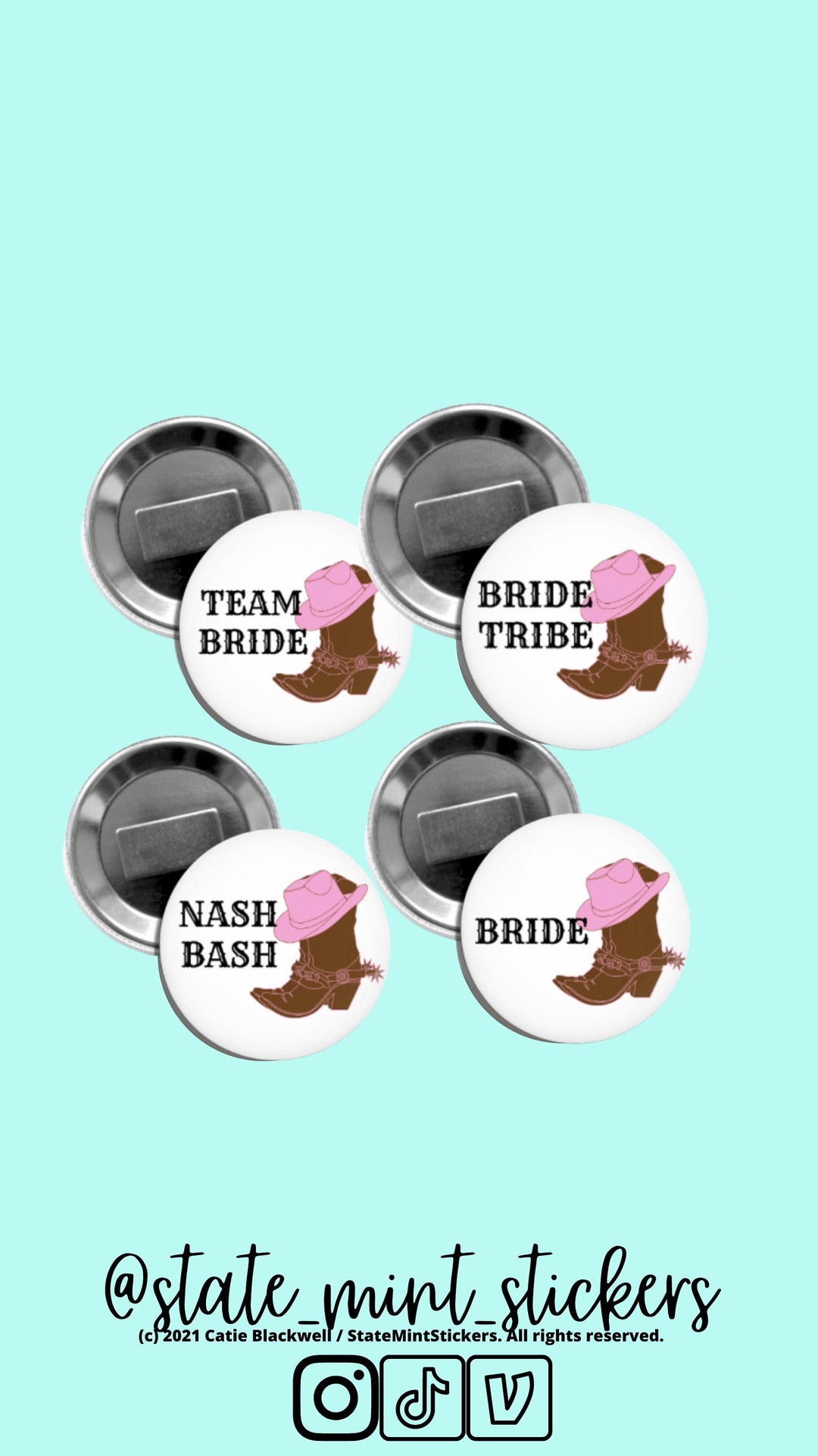 Bachelorette Party Buttons Bach Party Favors Nashville Etsy Israel