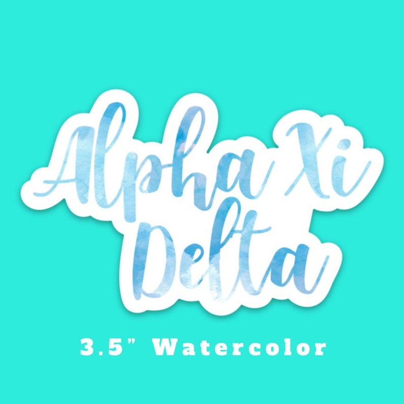 Alpha Xi Delta Sorority Stickers Bulk Order PERFECT for BID Etsy