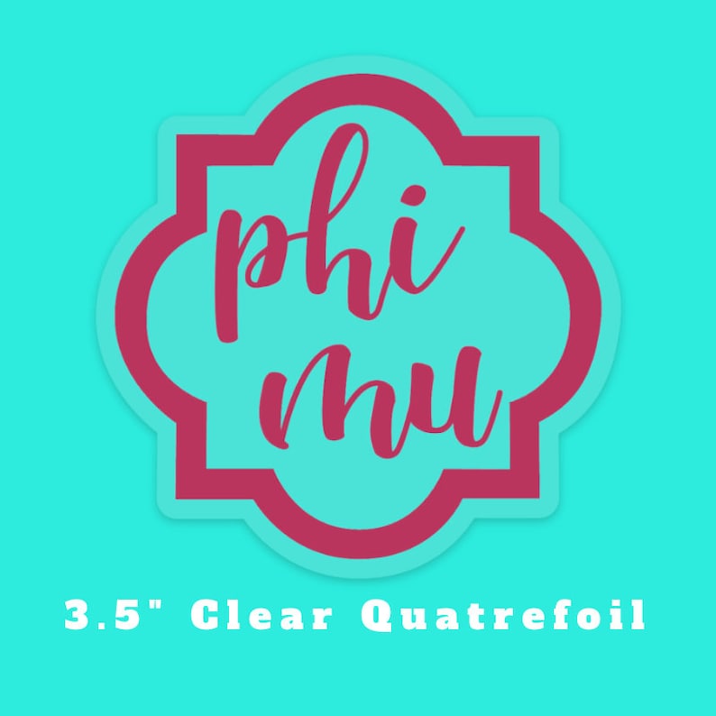 Phi Mu Sorority Stickers Bulk Order PERFECT for BID DAY Etsy