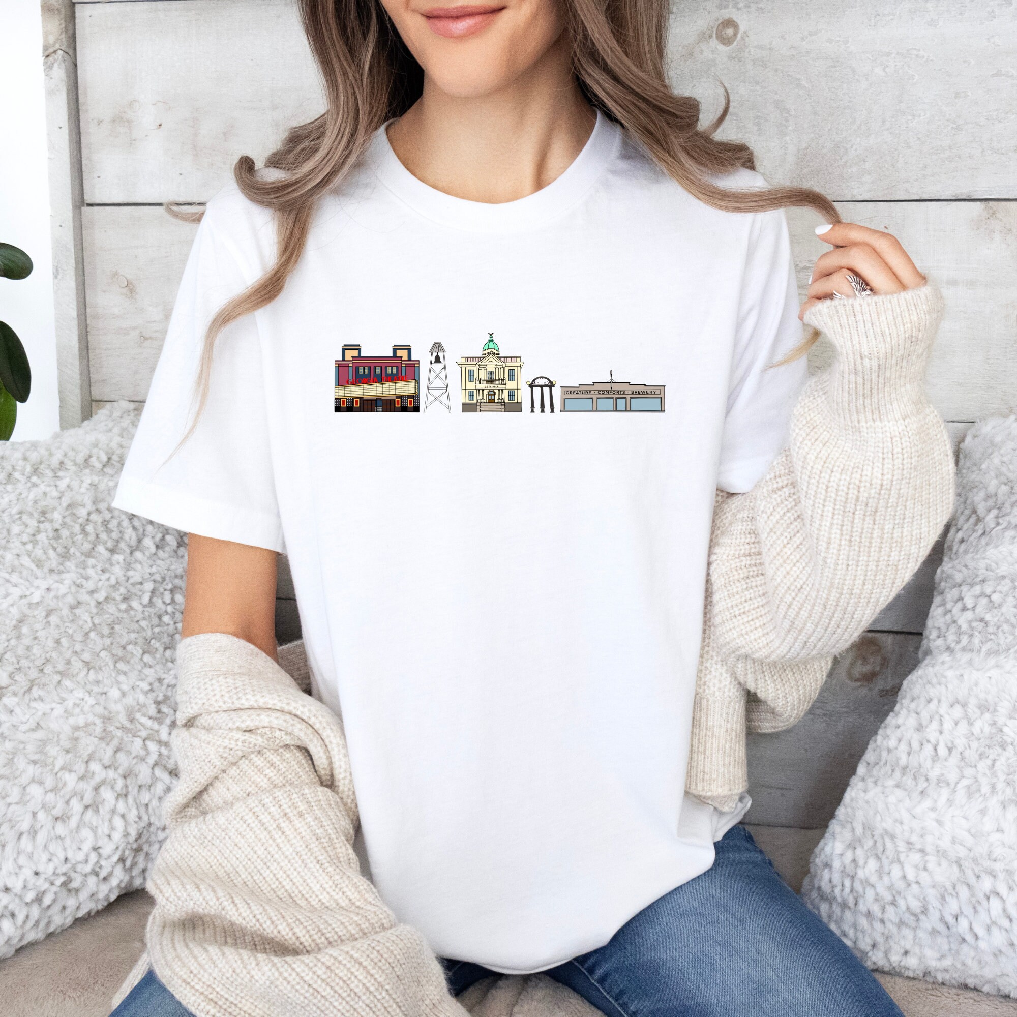 Athens Georgia Classic City Tee | Comfort Colors Short Sleeve Tee | Athens Georgia, Georgia Student, Georgia Alumni, Athens Classic City