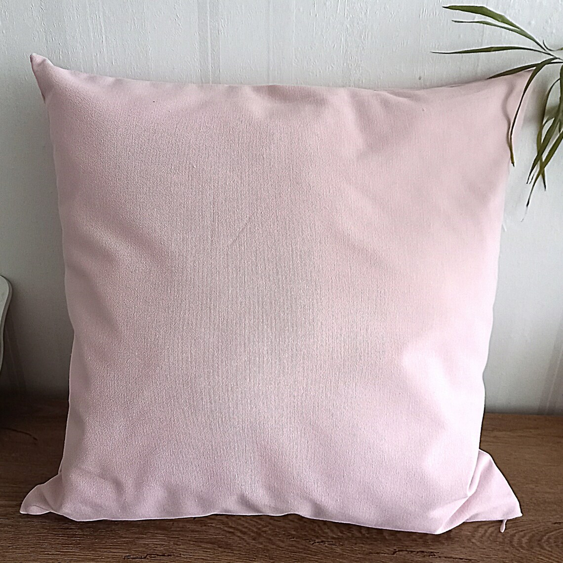 Ash Pink Pillow Pale Pink Pillow Hand Made Pillow Square Pink Etsy