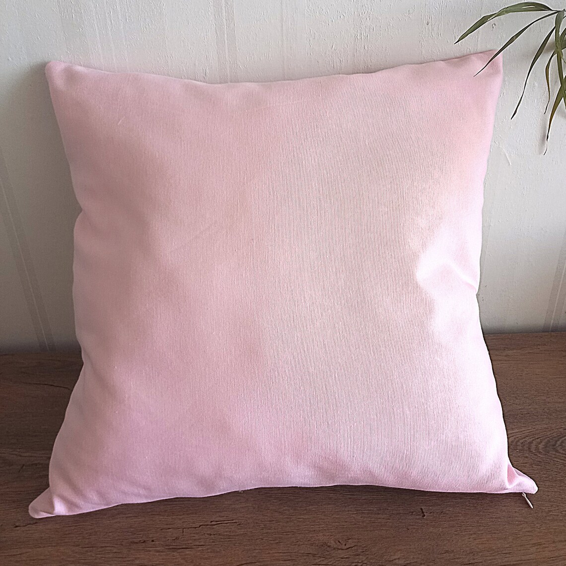 Light Pink Pillow Hand Made Pillow Square Pink Decorative Etsy