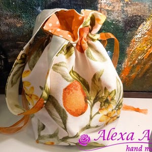 Petits sacs faits main soignés Petits sacs de rangement Beaux sacs pour ranger de petites choses Beaux petits sacs en coton épais