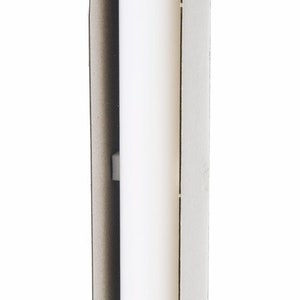 Vela en blanco blanca 400 x Ø 40 mm en caja transparente