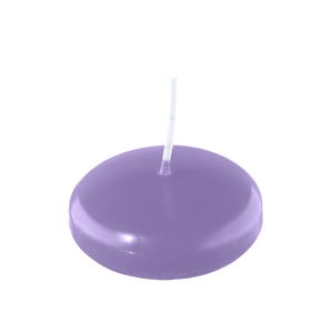 Floating candles lavender-lilac Ø 60 mm, 20 pieces