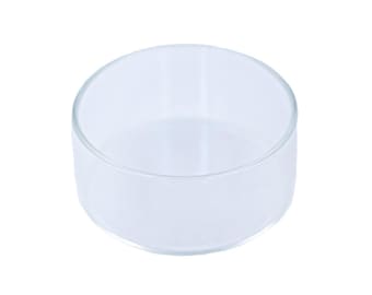 Teelichthalter für Maxi-Teelichter aus Klarglas, Innen Ø 60 mm