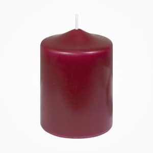 Pillar candles Burgundy 100 x Ø 70 mm