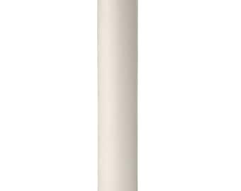 Bougie vierge ivoire Ø 6 x 60 cm pour créer votre propre bougie de baptême, de communion ou de mariage
