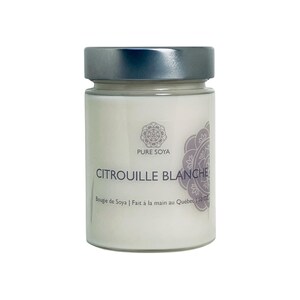 White Pumpkin Scented Soy Wax Candle