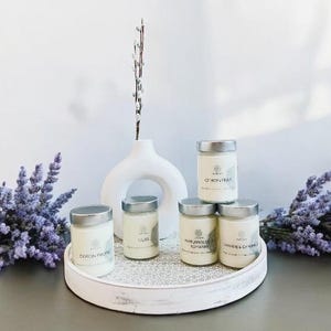 Lavender & Chamomile Scented Soy Wax Candle