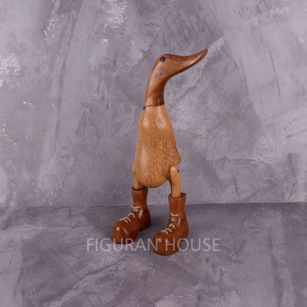 Wooden Ducks With Boots Etsy