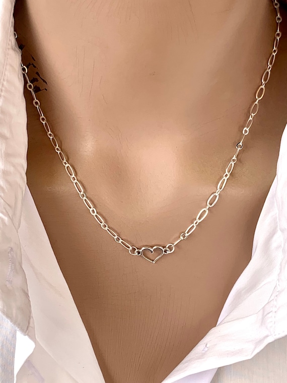 Dainty sterling silver chain deals