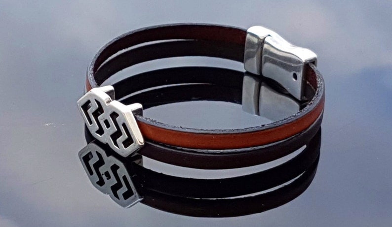 boho bracelet Zamak Spanish Jewelry wrap bracelet Unisex Bracelet silver bracelet woman bracelet man bracelet leather bracelet
