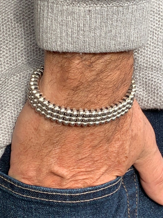 Metal Bracelet Industrial Bracelet Stud Bracelet for Him Men