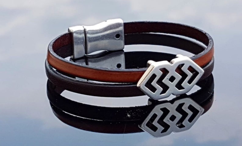 boho bracelet Zamak Spanish Jewelry wrap bracelet Unisex Bracelet silver bracelet woman bracelet man bracelet leather bracelet