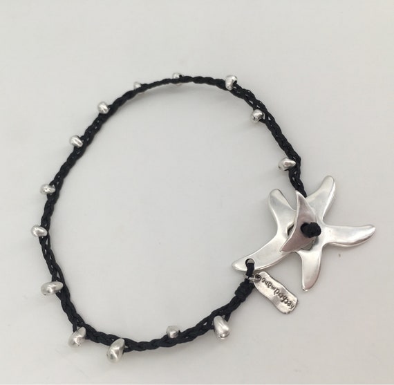 pulsera tobillera plateada aleacion Bohemian Tribal Silver Alloy Ethnic Anklet