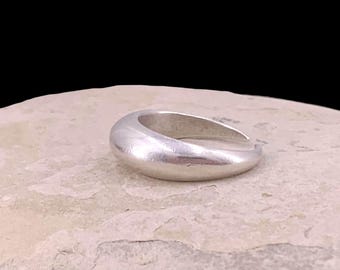 Chunky silver ring, dome ring, bold silver ring, statement silver ring, bulky wide ring, bohemian  ring, uno de 50 style, gift for women