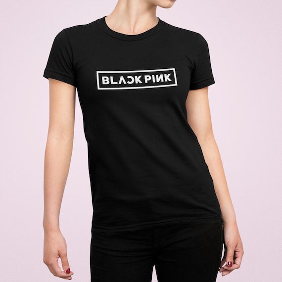 Blackpink Logo Kpop T Shirt Unisex Tee Kpop Fan Blink YG