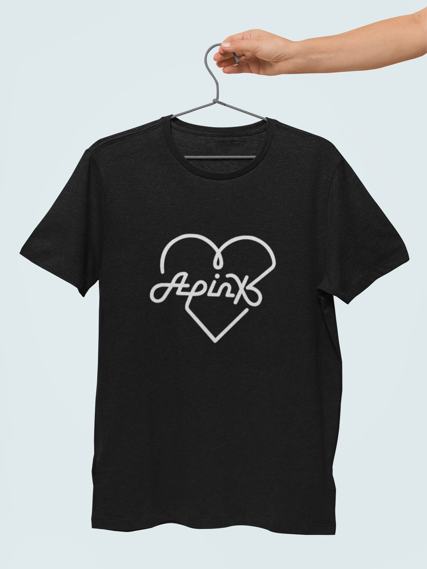 APink Logo Kpop T Shirt Unisex Tee Kpop Fan Pink Panda Play M Entertainment Music Fan Gift
