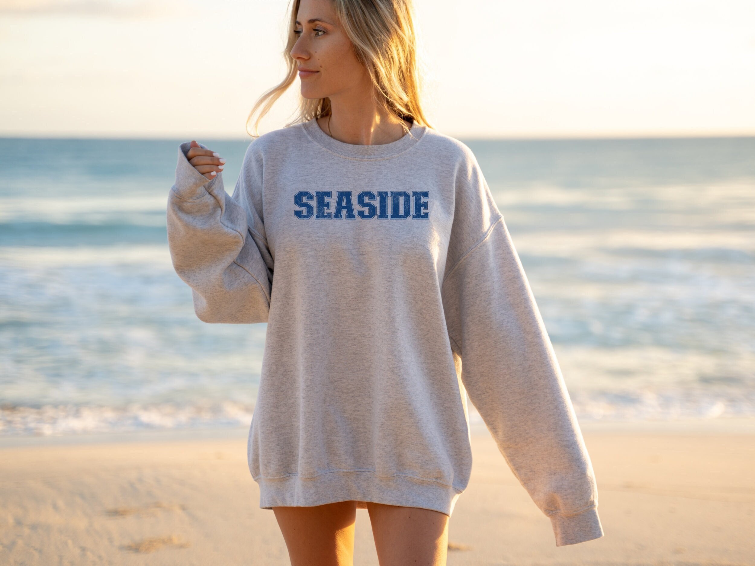 seaside crewneck