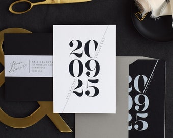 Modern Save The Date Invitation Card For Wedding