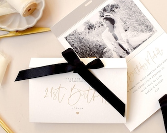 Personalised Birthday Card with photo for special birthdays