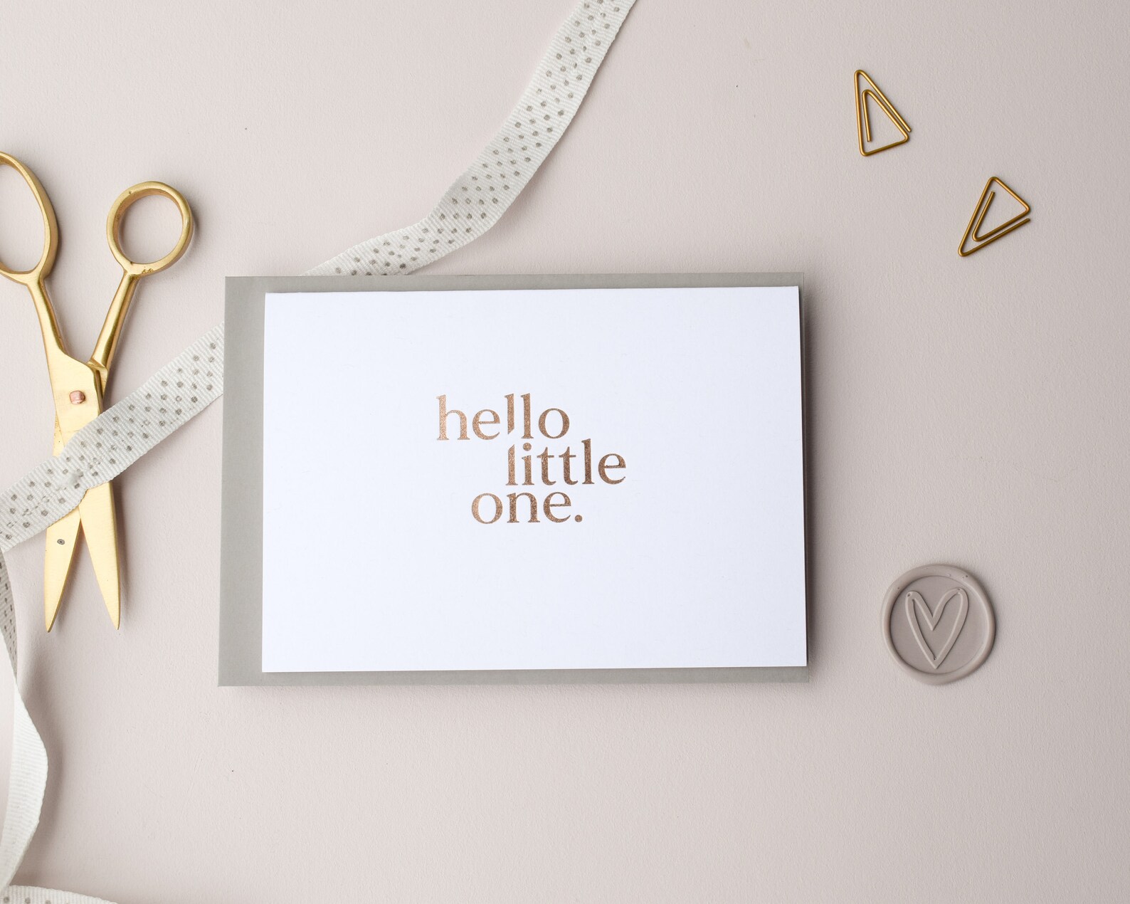 Neue Baby Karte Hello Little One Karte Hot Foil Karte Neue | Etsy