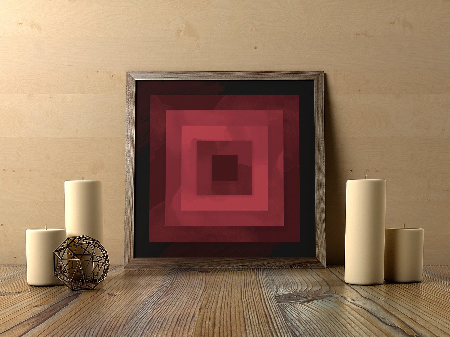 Abstract Red Wall Art Burgundy Red Print Printable Wall Art Etsy