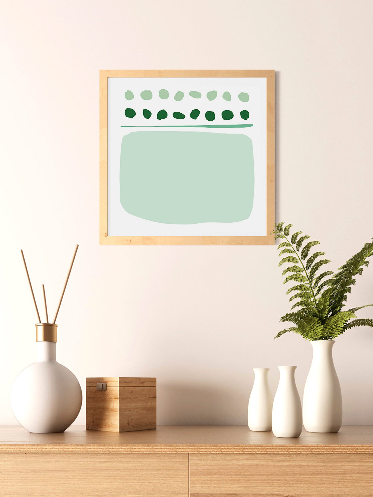 Mint Green Wall Art Green Art Print Printable Wall Art Etsy
