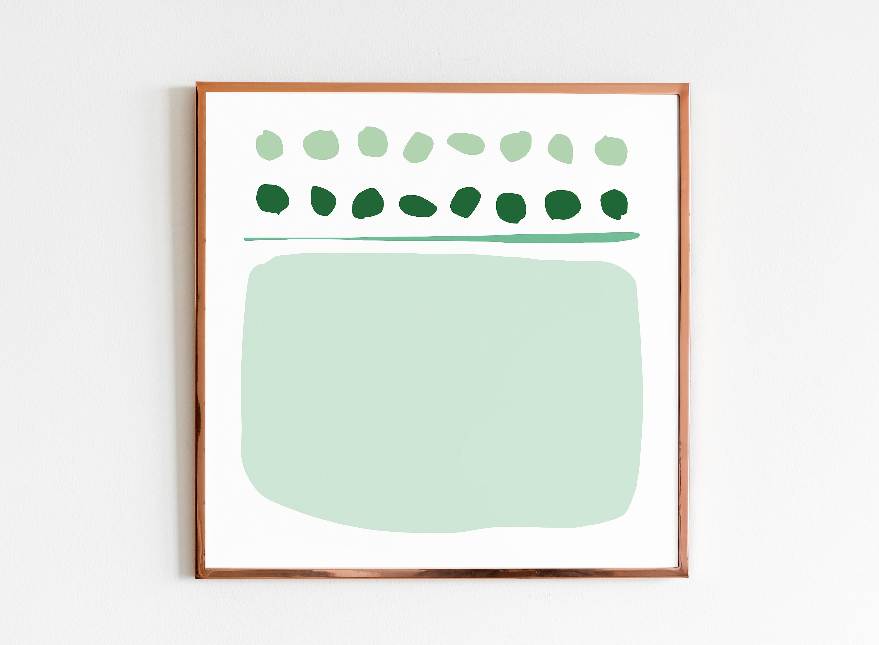 Mint Green Wall Art Green Art Print Printable Wall Art Etsy