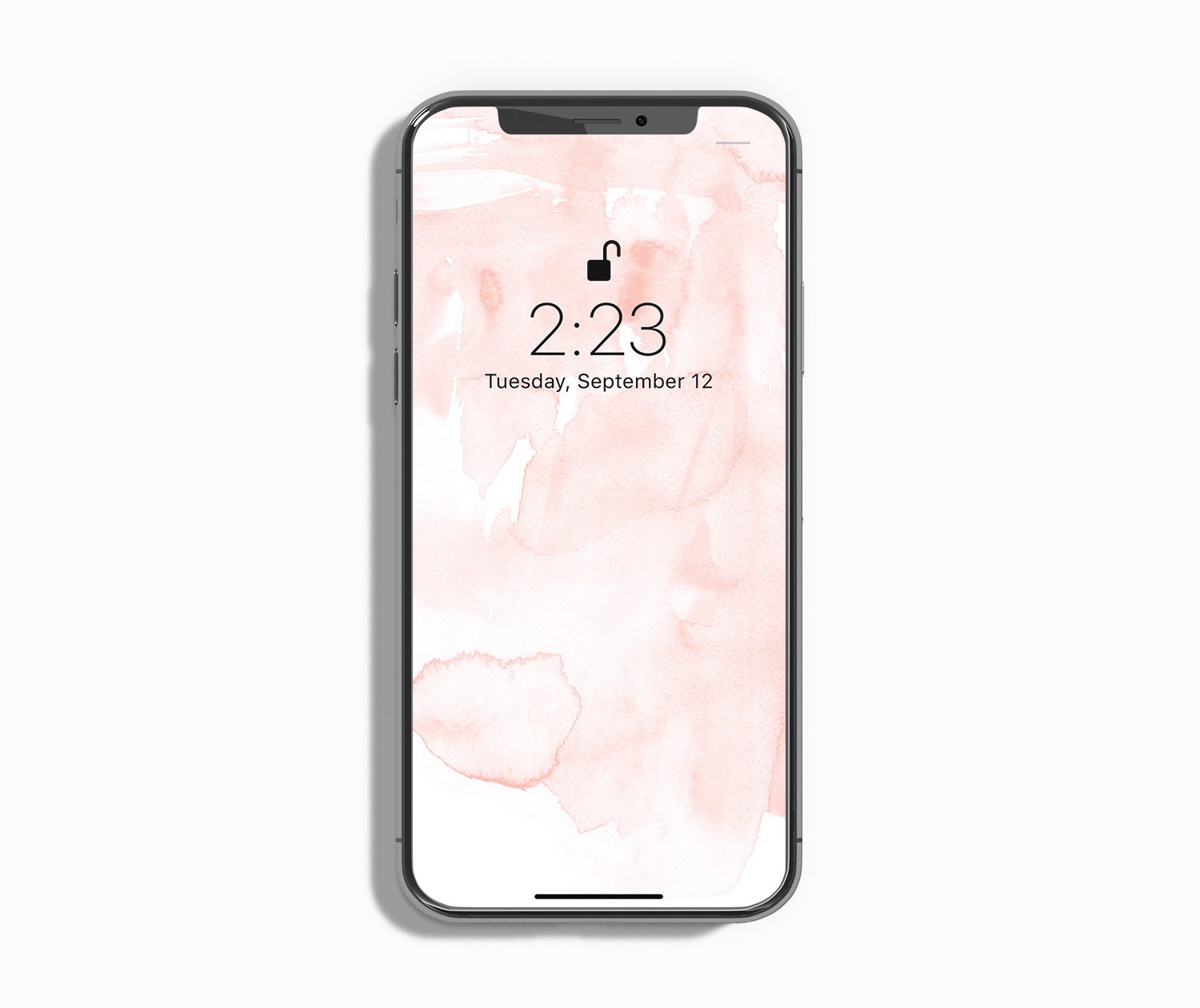 Buy Blush Pink Phone Wallpaper Iphone Background Watercolor Online In India  - Etsy
