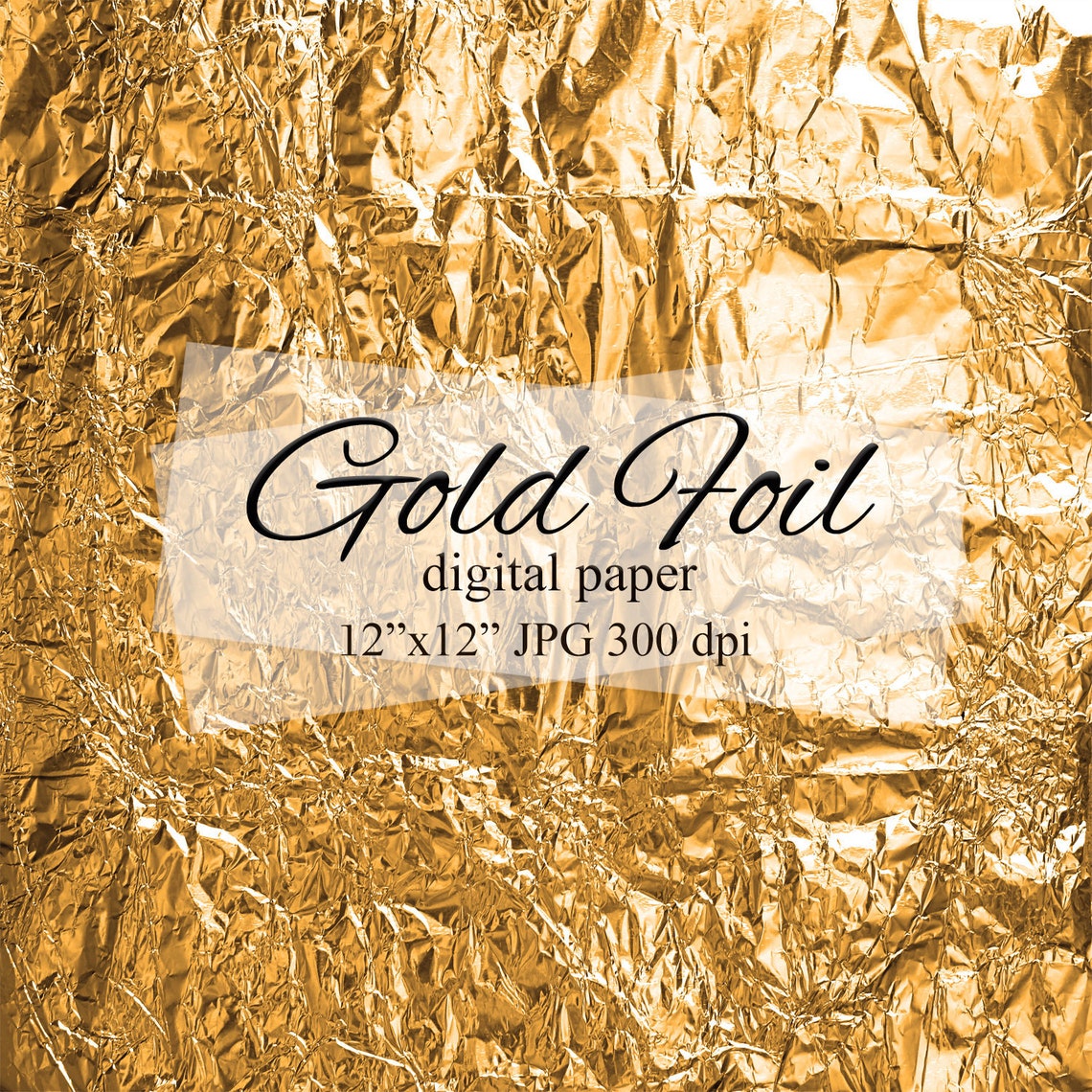 Gold Background Gold Foil Digital Paper 12x12 Golden Backdrop Etsy