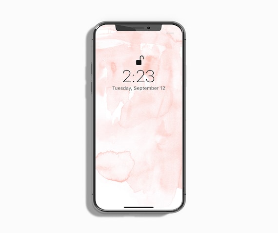 Blush Pink Phone Wallpaper Iphone Background Watercolor Etsy Blush Pink Phone Wallpaper Iphone Background Watercolor Etsy